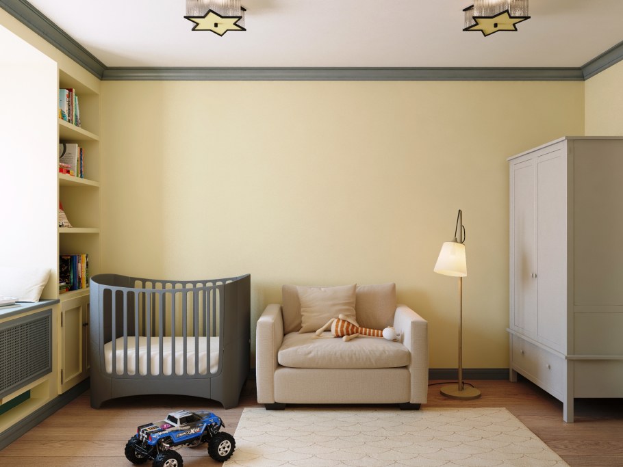 Цвет стен в детской