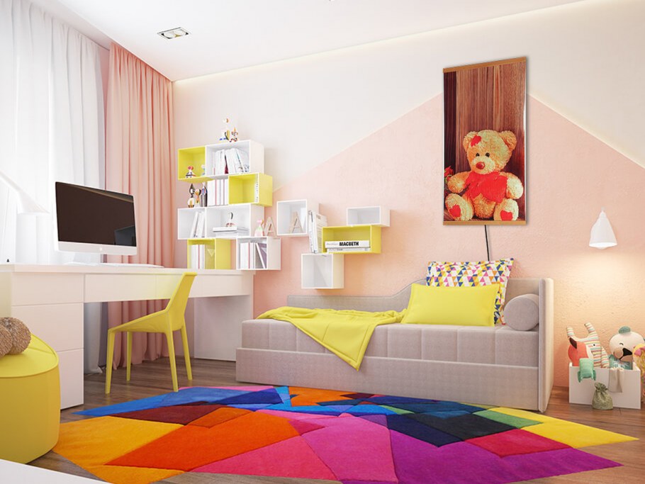 Цветовая гамма для детской комнаты