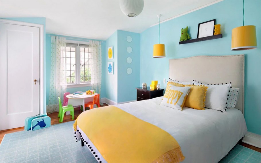 Цветовая гамма для детской комнаты