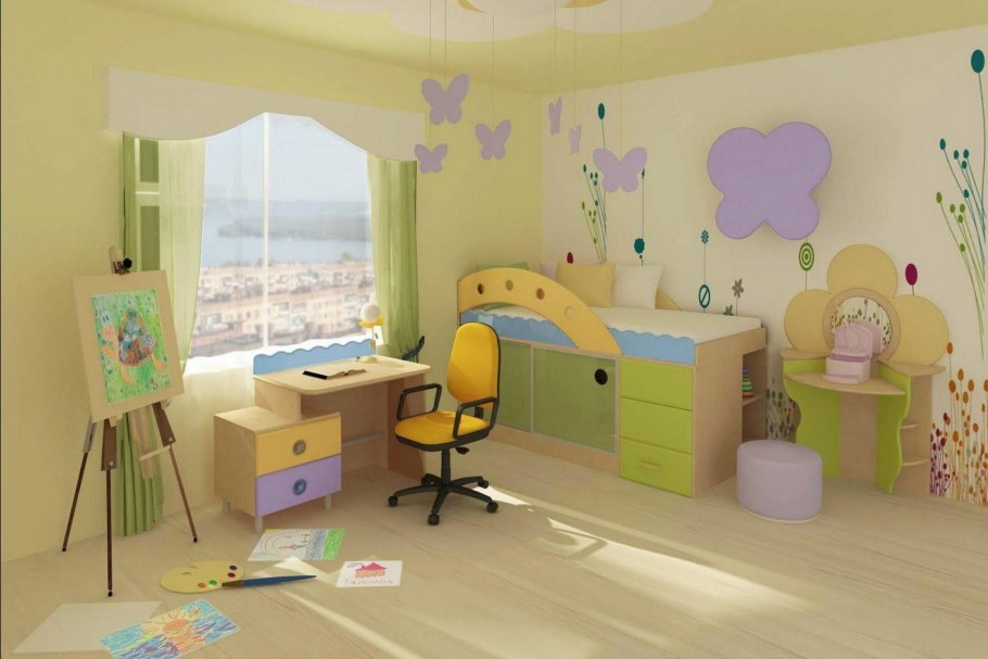 Детский интерьер комнаты