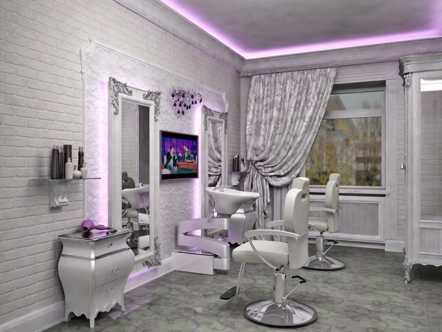 Маленький салон красоты интерьер