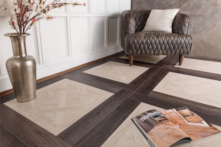 Виниловый ламинат AQUAFLOOR parquet af6015pq