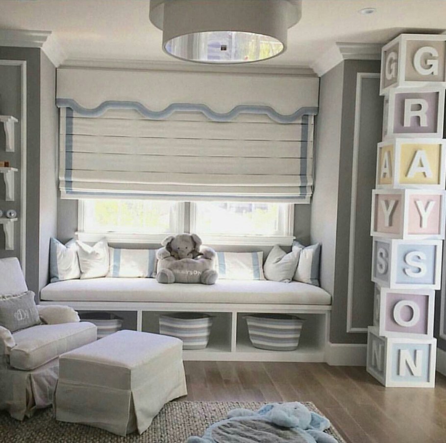 Римские шторы в детской