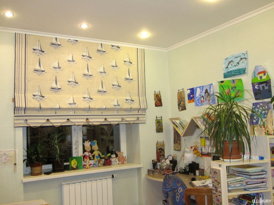 Рулонные шторы в детской