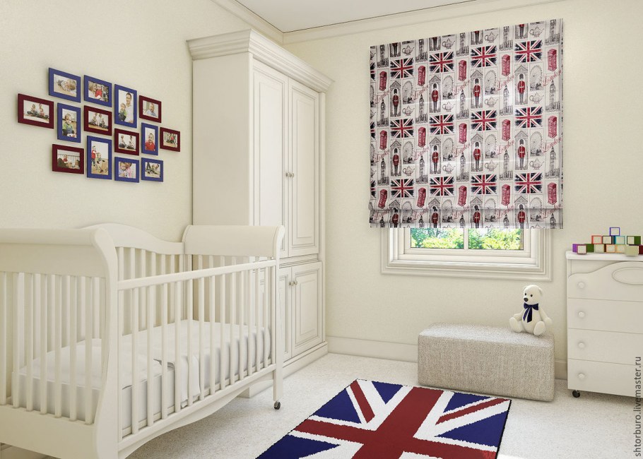 Римская штора в детскую