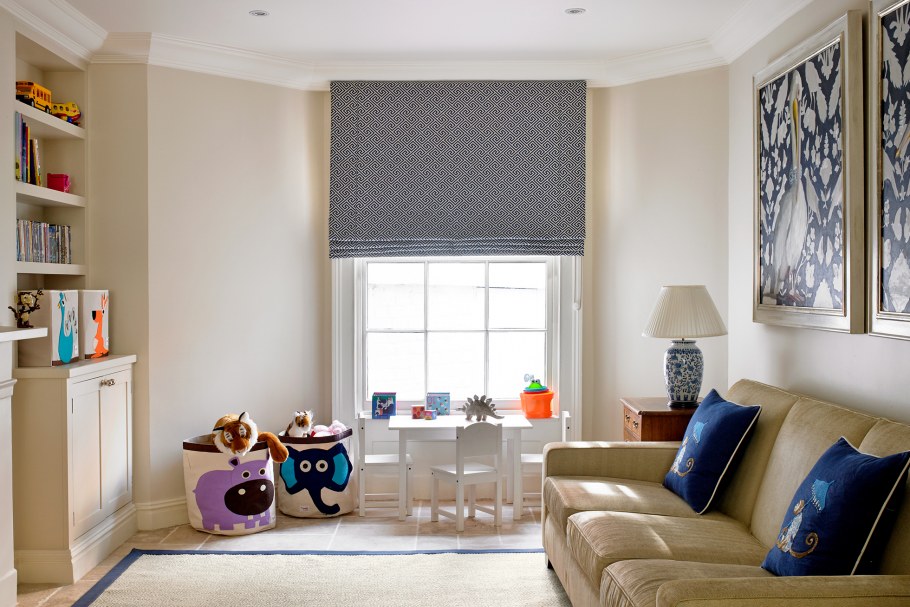 Римская штора в детскую мальчику Планета земля