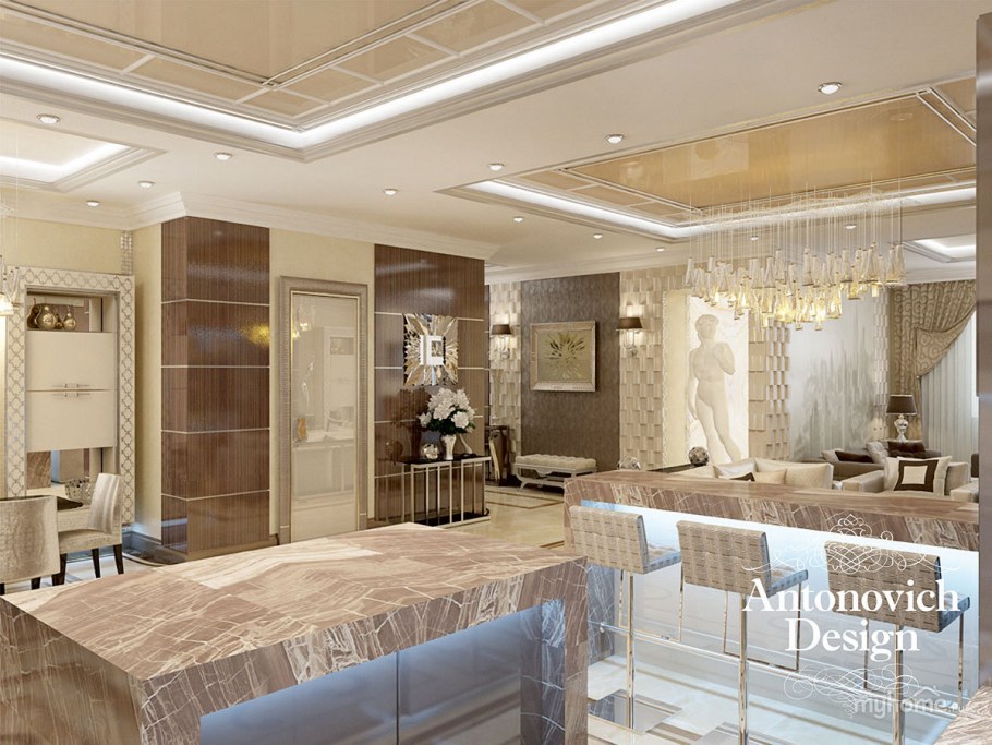 Кухни гостиные