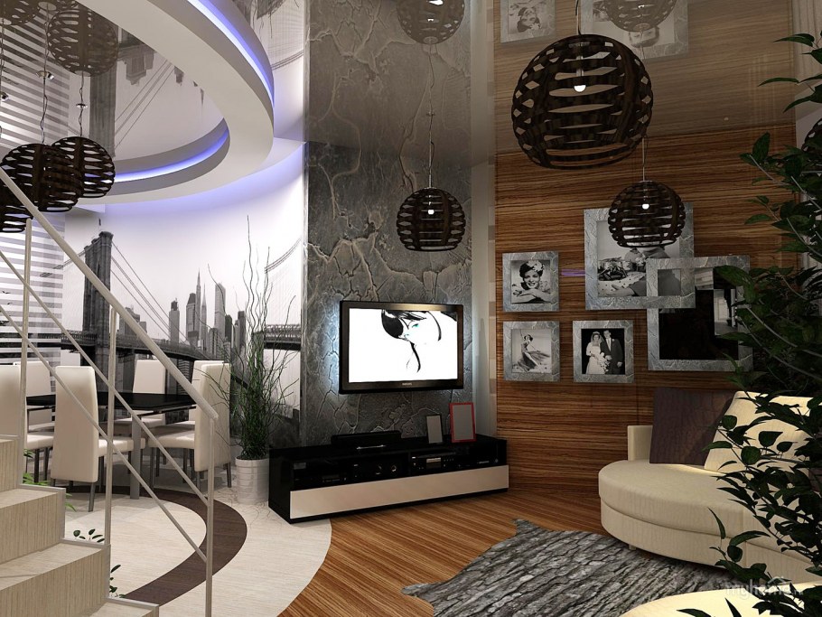 Квартира в стиле Хай тек