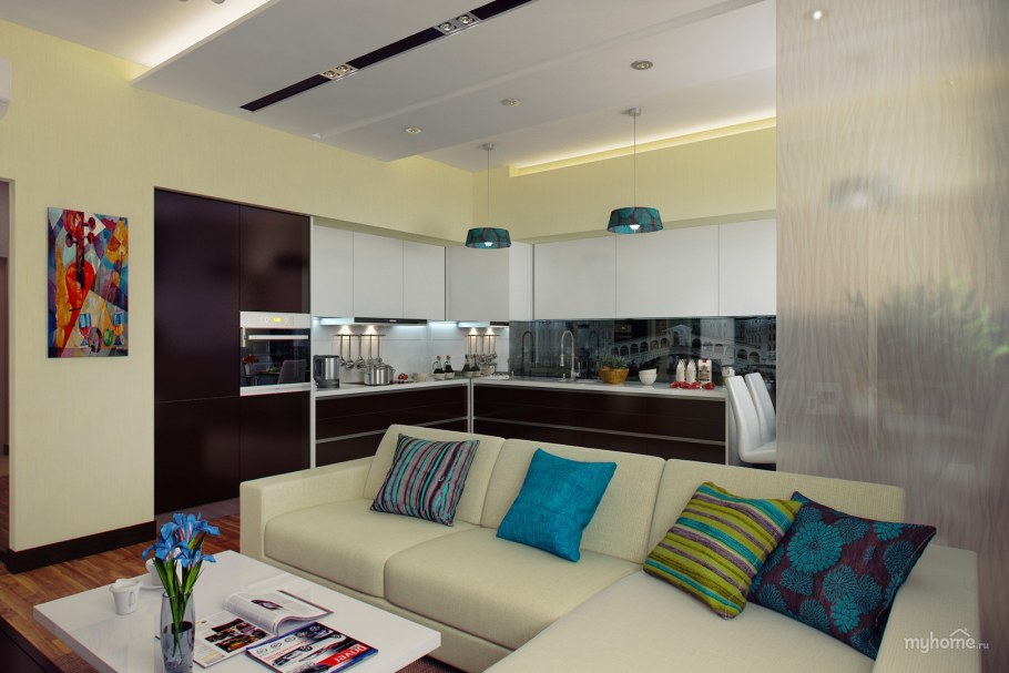 Кухня-гостиная 27 кв.м