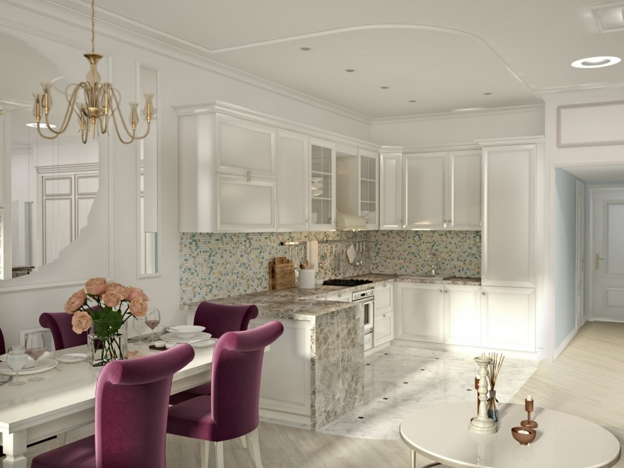 Интерьер квартиры 66 кв м