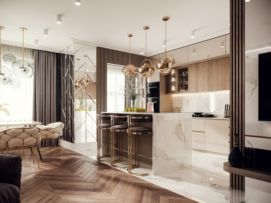 Гостиная в евротрешке