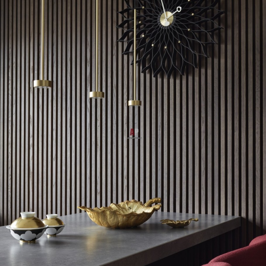 Шпонированные панели Wallhof Wood "тик"