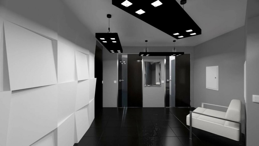 Прихожая в стиле лофт