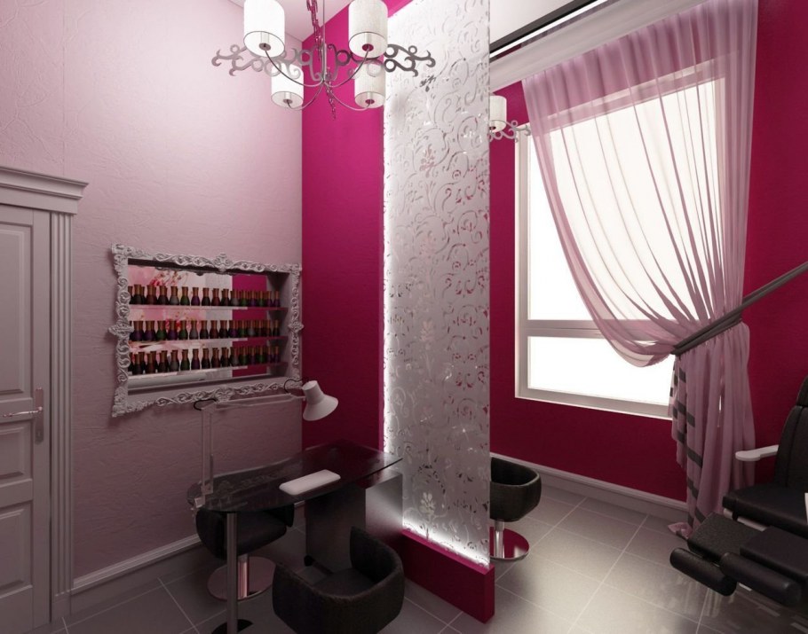 Компактная планировка маникюрного кабинета