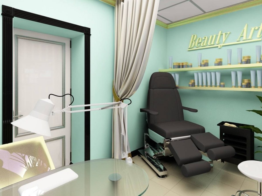 Кабинет маникюра и педикюра интерьер