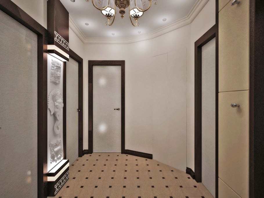 Двери в коридоре