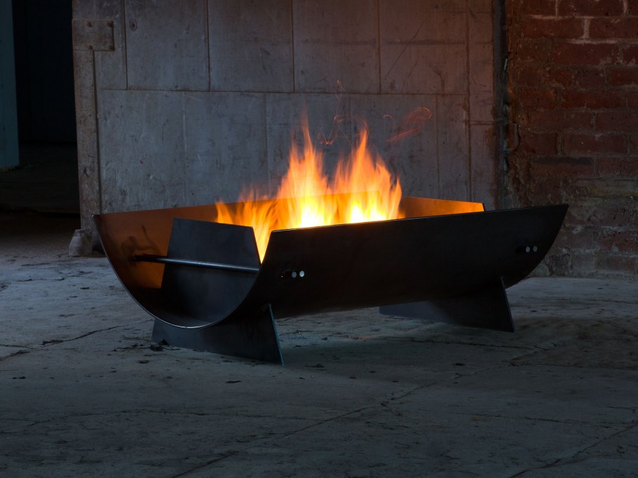 Кострище из металла прямоугольное