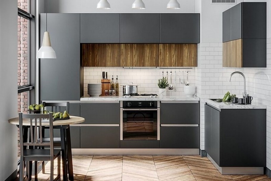 Современные кухонные гарнитуры в хрущевку