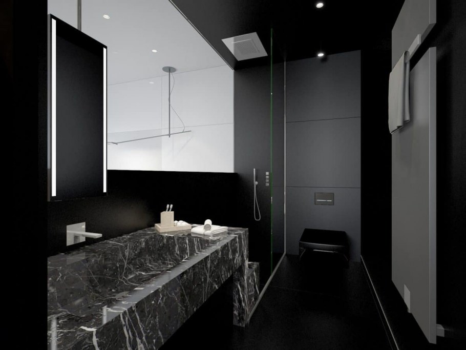 Ванная комната в темноте