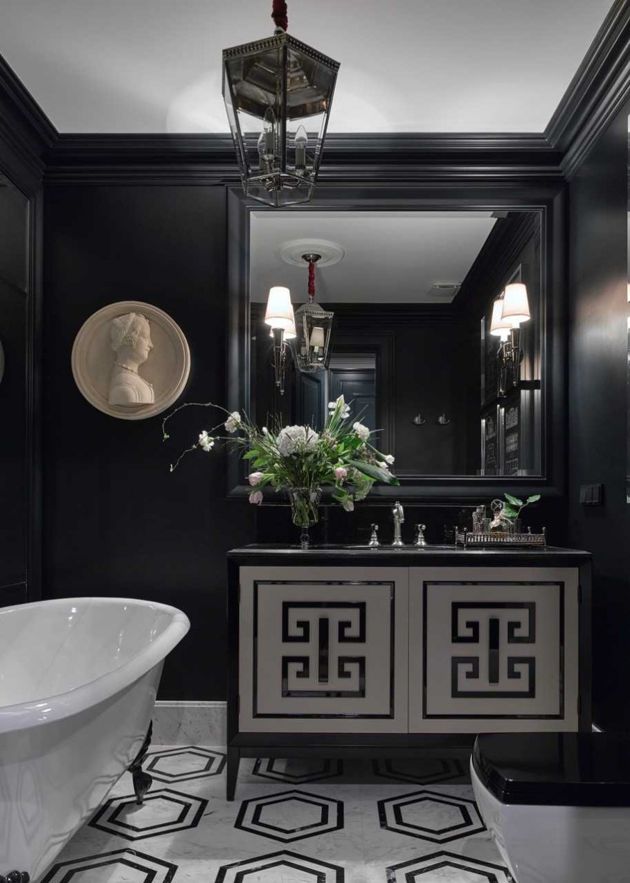 Зеркало круглое настенное в ванную