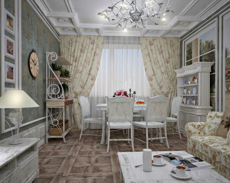 Фазенда мансарда в стиле Прованс