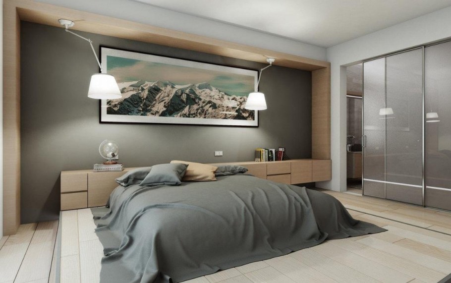 Спальня в современном стиле 10 кв.м