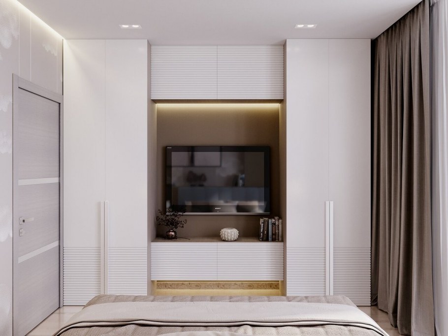 Спальня со встроенным шкафом