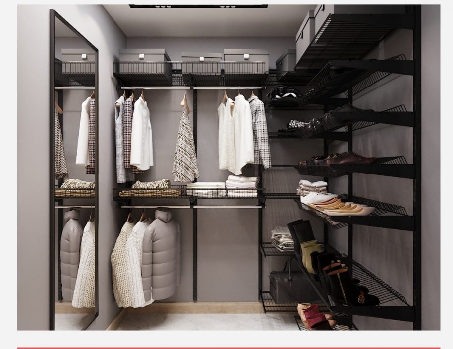 Elfa маленькие гардеробные