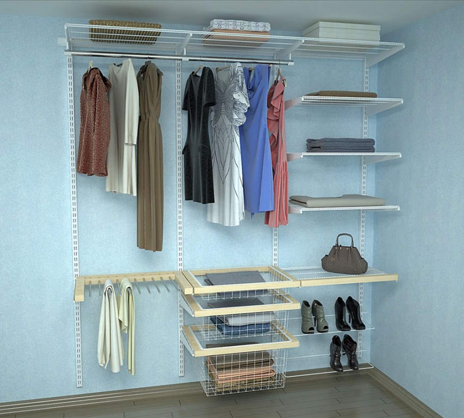 Шведские гардеробные системы Elfa