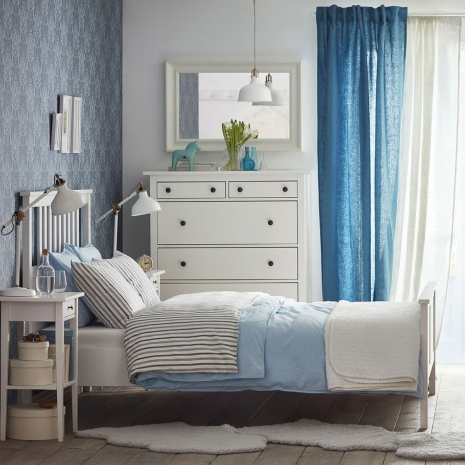 Белые льняные шторы