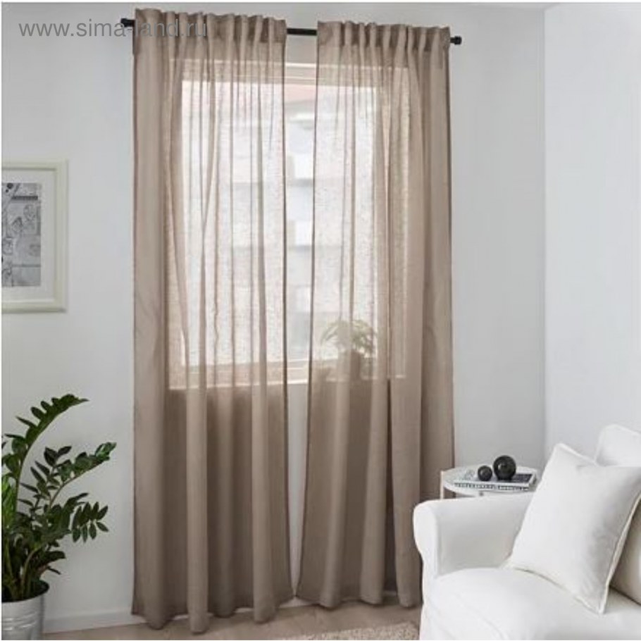 Шторы икеа ЛЕЙОНГЭП