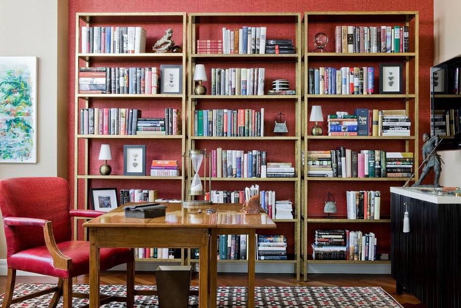 Книжные стеллажи для домашней библиотеки