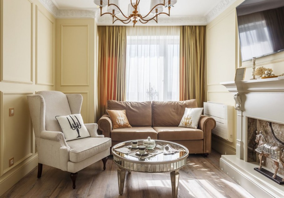 Бежевый интерьер