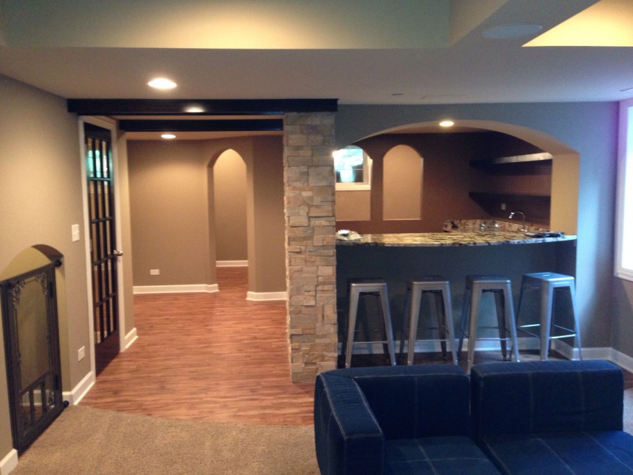 Обустройство цокольного этажа в доме