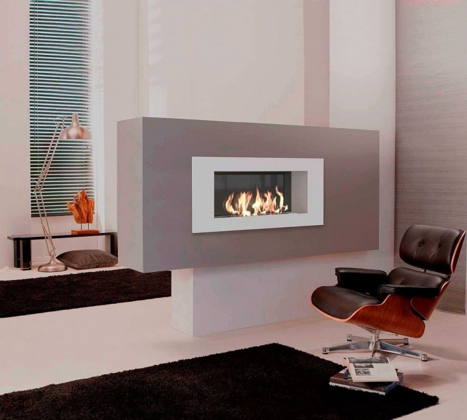 Электро камин в стиле хайтек