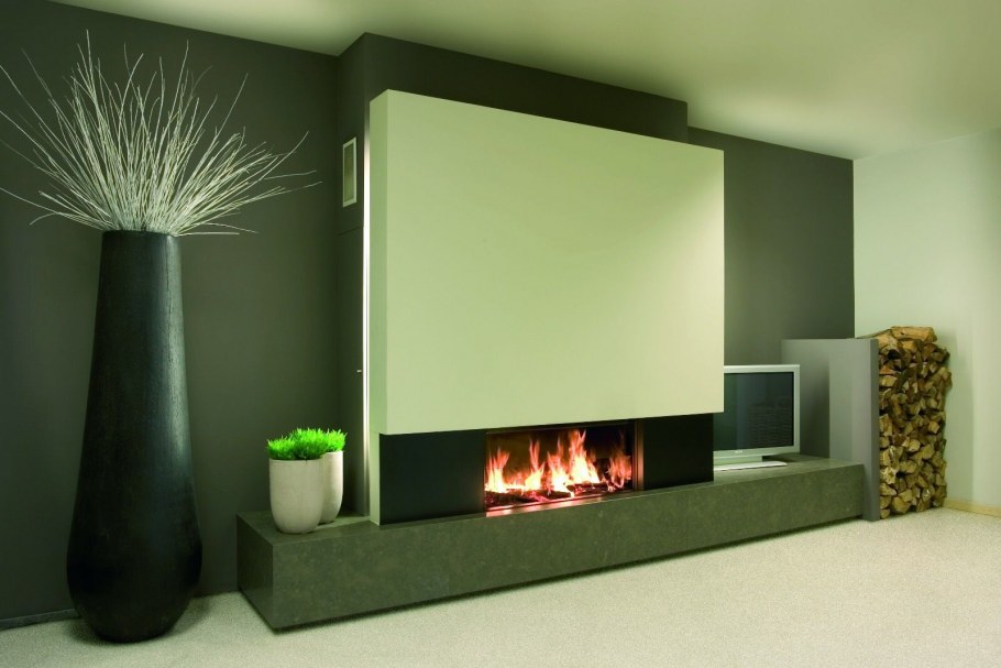 Камин электро стиль Контемпорари