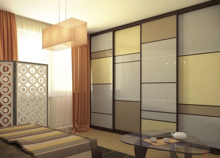 Встроенные шкафы в зал