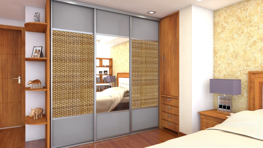 Встроенные шкафы-купе в гостиную