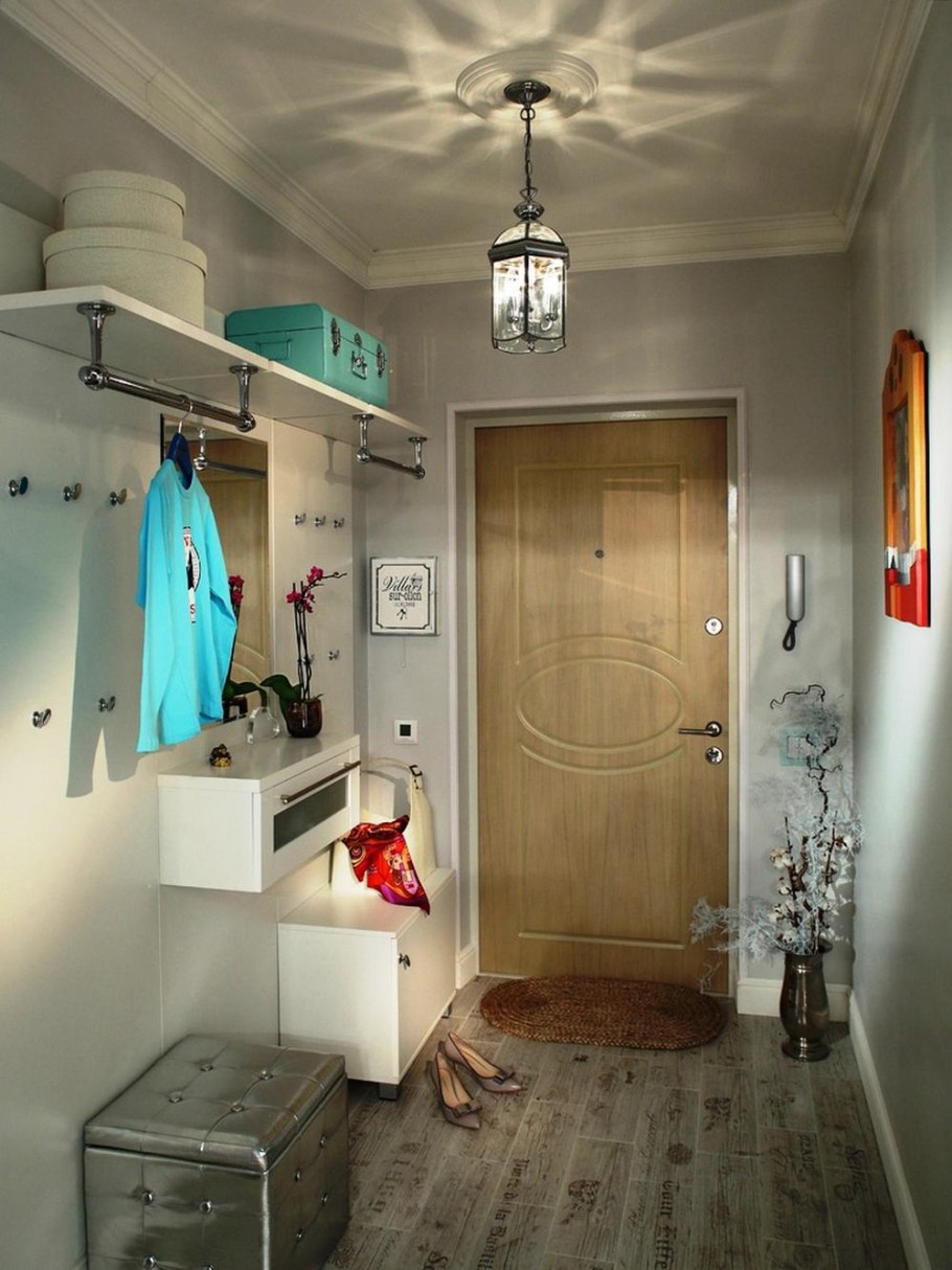 Интерьер узкого коридора