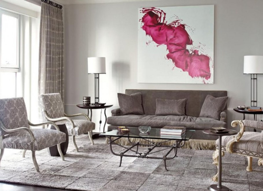 Серый цвет в интерьере