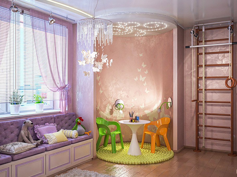 Штукатурка в детской комнате