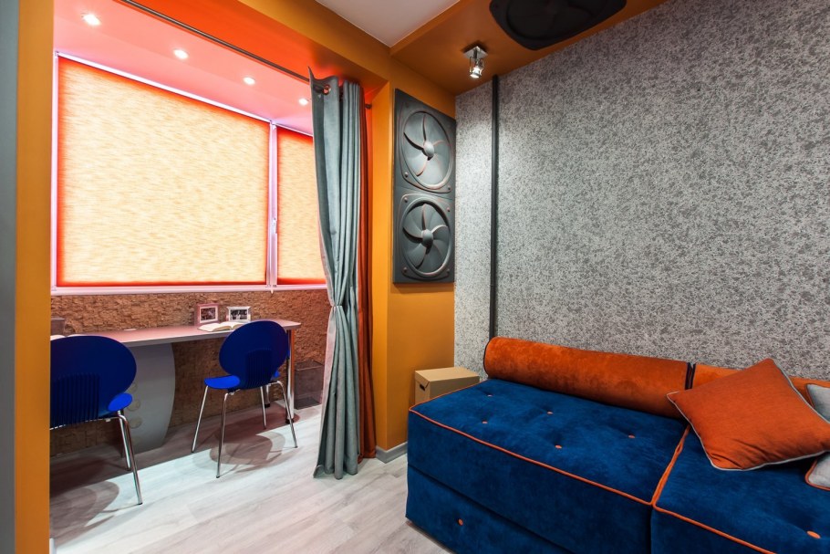 Жидкая штукатурка в интерьере