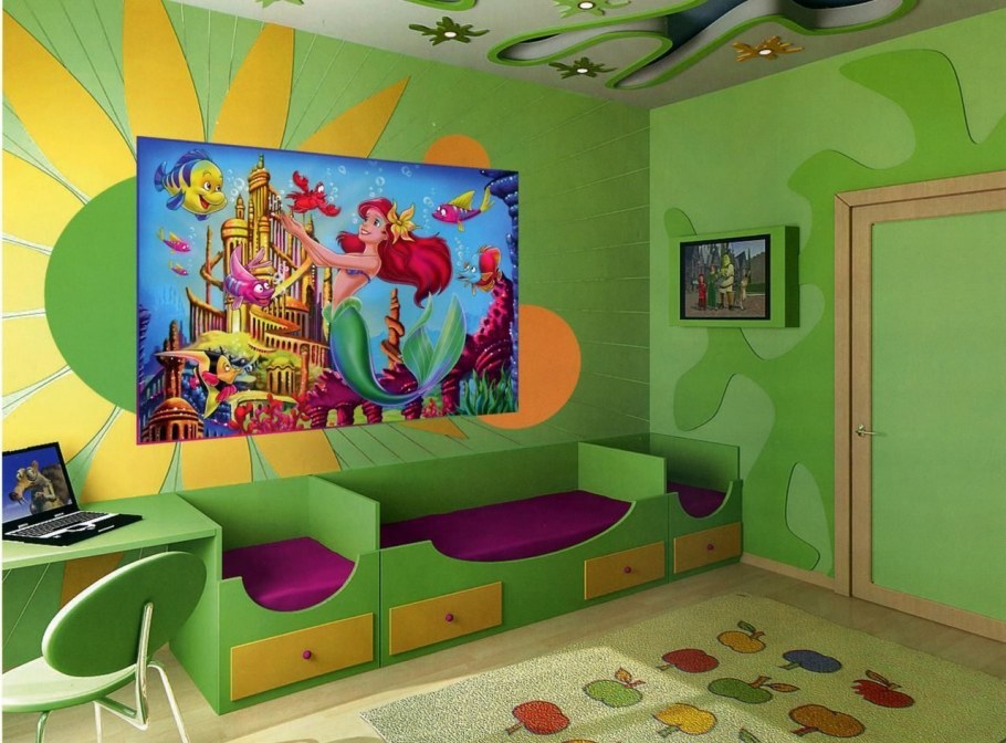 Школа ремонта комната для девочки