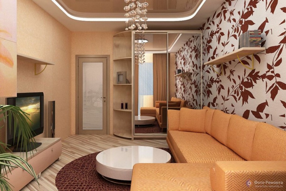 Интерьер малогабаритной гостиной