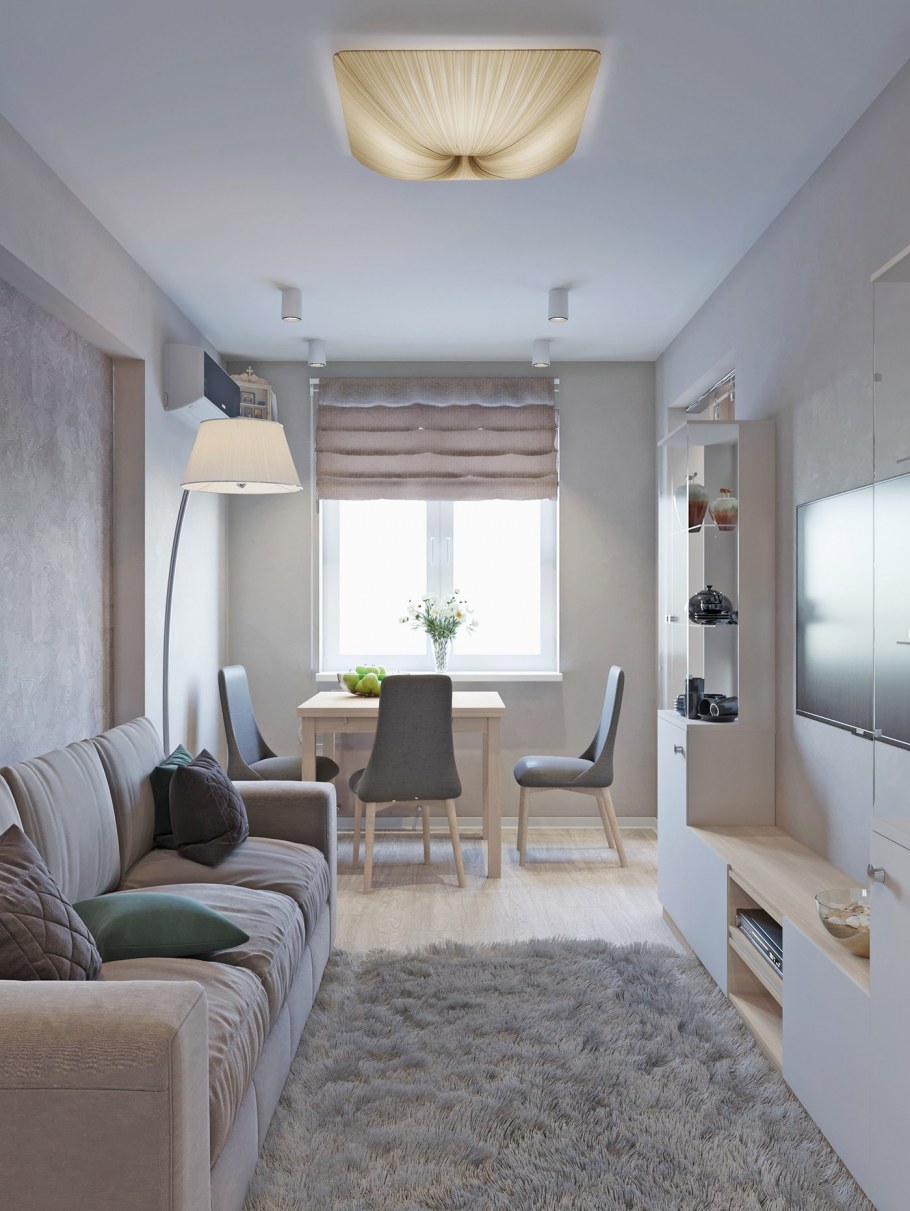 Интерьер зала в квартире