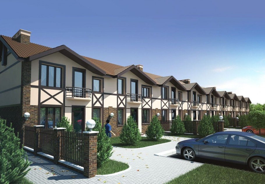 Квадрохаус в поселке Кембридж