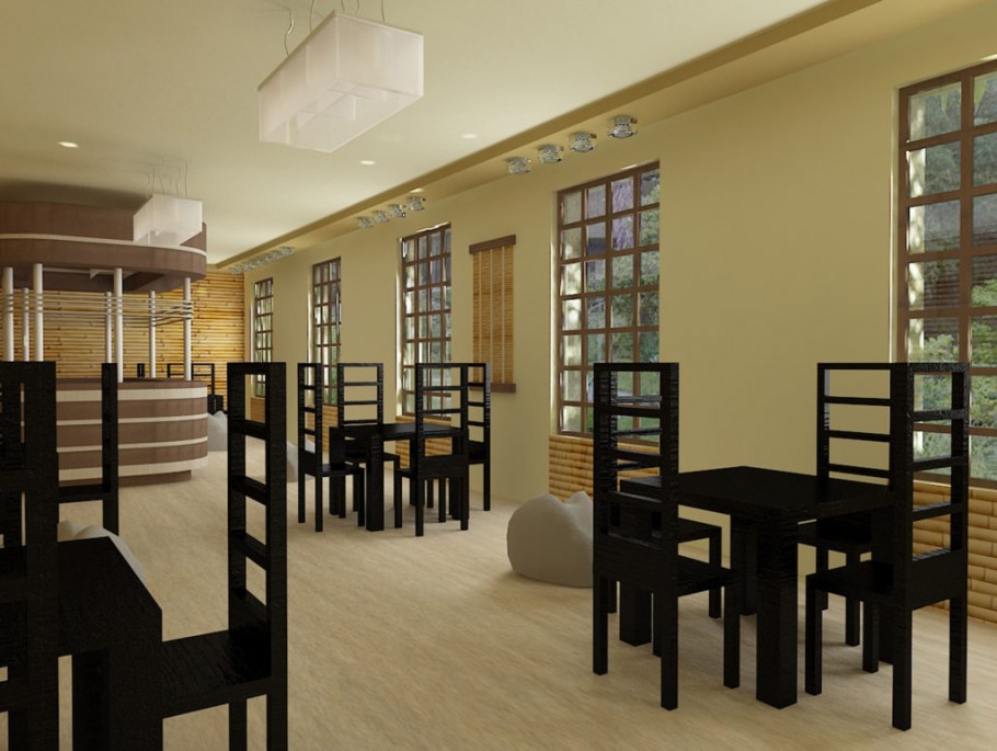 Столовая в японском стиле