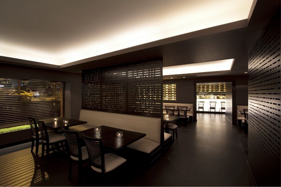 Современный интерьер кафе бара