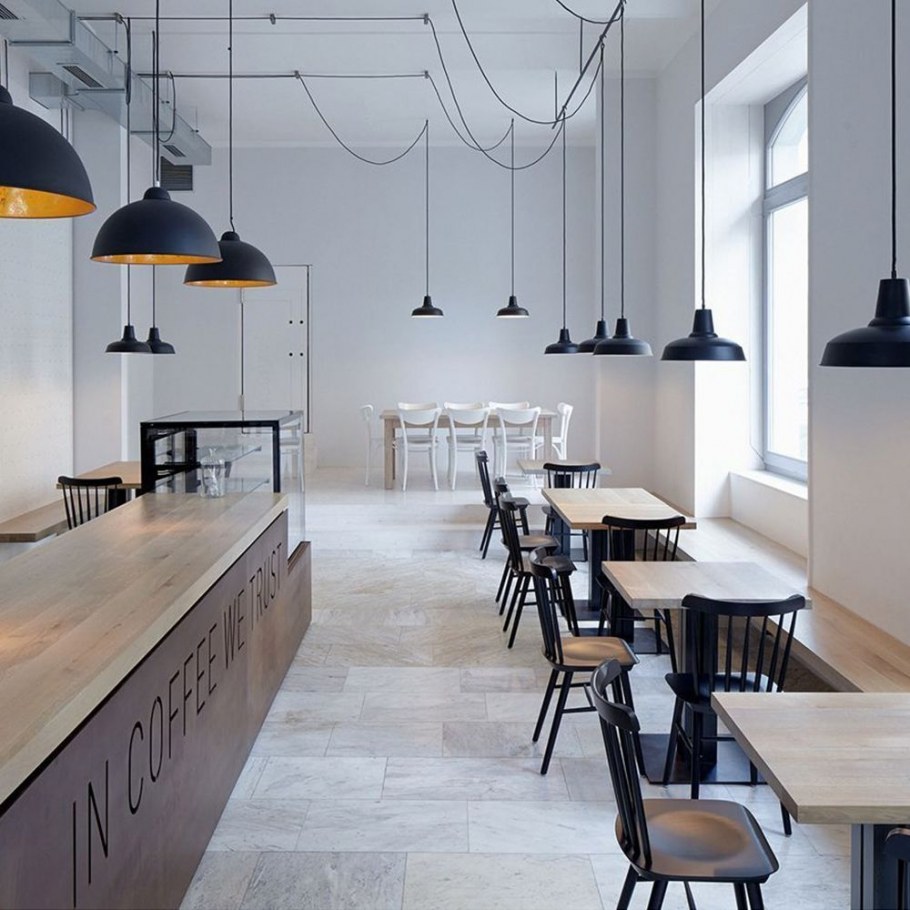 Кафе бистро в стиле лофт