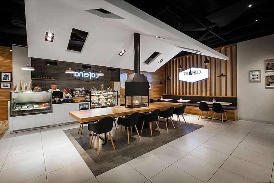 Кофейня в стиле Минимализм